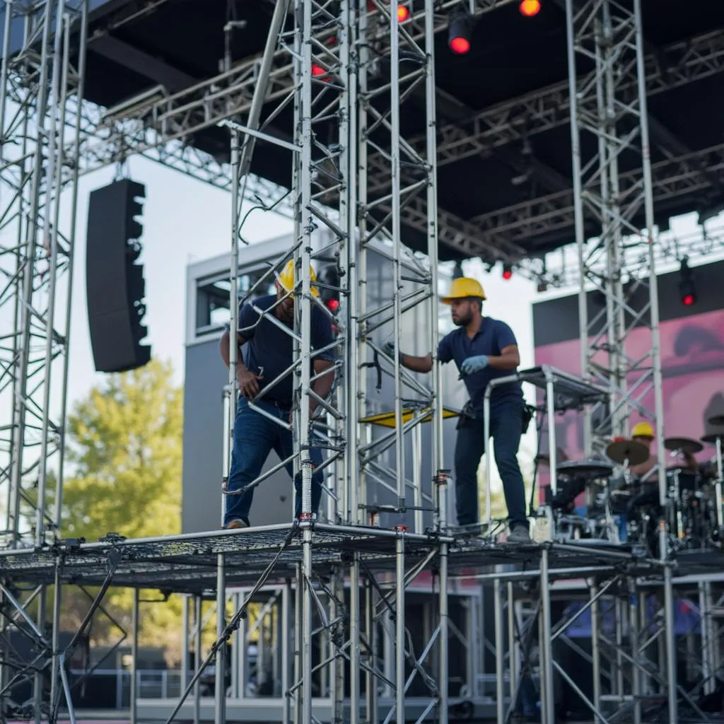 Montaje de escenario